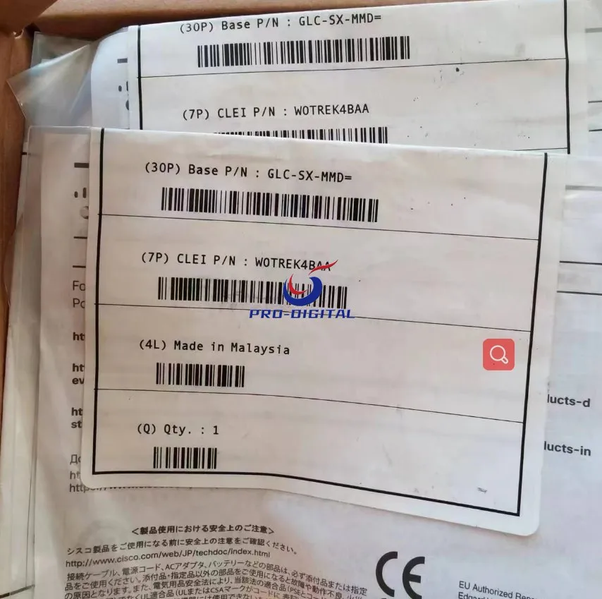 Hot sale New 1000BASE SFP 850nm 550m LC MMF Transceiver Module GLC-SX-MMD= ready to ship