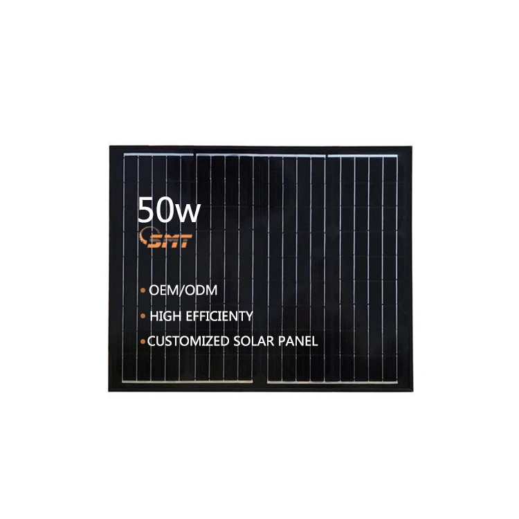 All Black Solar Panel Solar Energy Relater Products 20W 15W 10W 5W 18V 50w Solar Panel