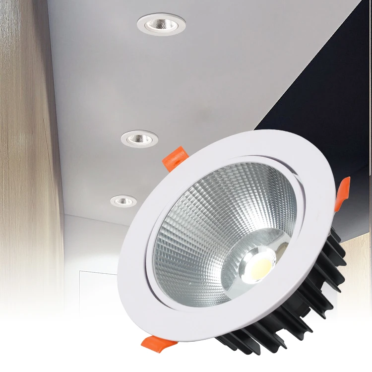 Exterior Outdoor Adjustable Lighting 3W Round Recessed Surface Wall Mounted Lamp Ceiling Cob Led Down Light Downlight