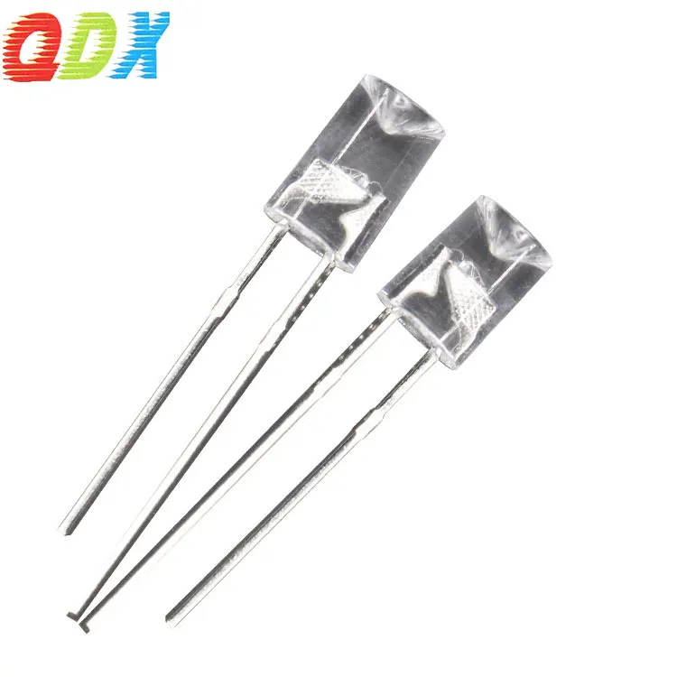 china High Quality  5mm  concave LED yellow  Light Emitting Diode transparent lens   2V 3V Indicator 1000pcs/bag