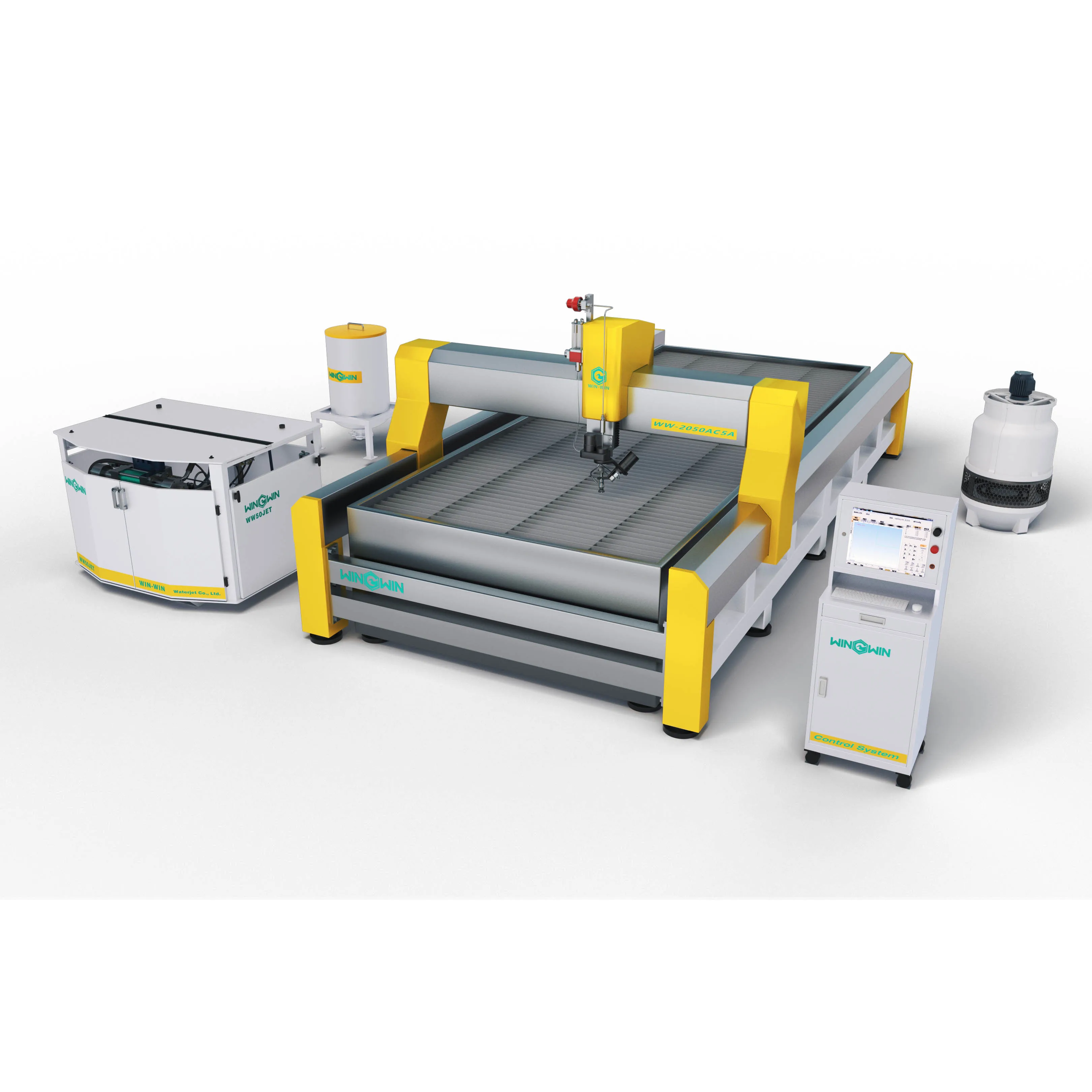 5 axis CNC 3D cutter water cutting service cnc waterjet glass cutting machine