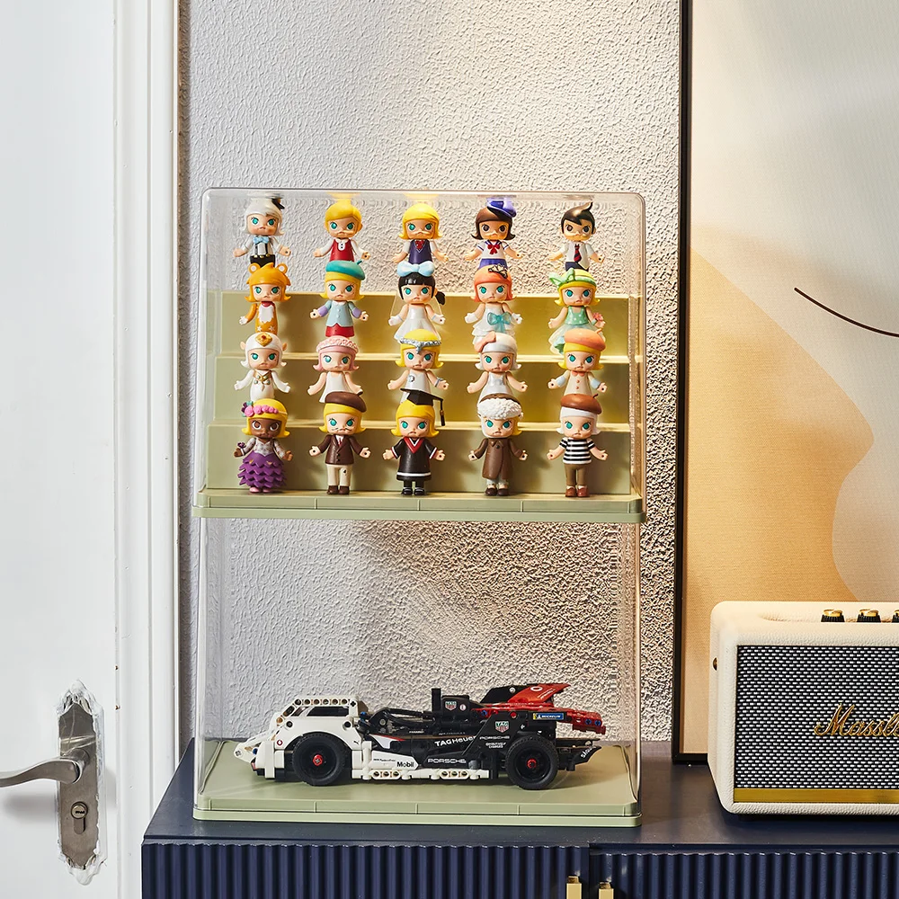 Acrylic Display Case Box for lego collection Dustproof Display Box Cabinet Shelf