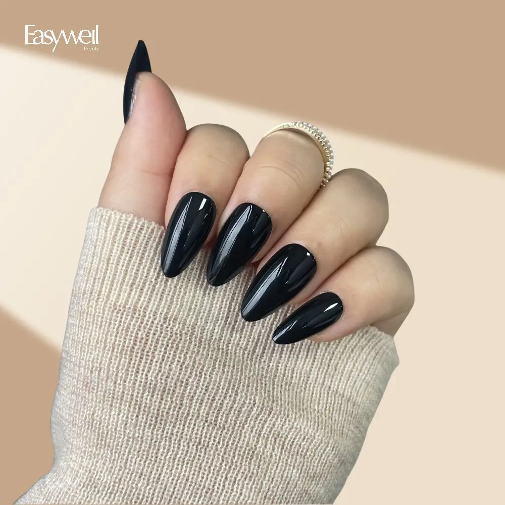 Easywell beauty solid Press on Nails art pink Ballerina Nails luxury acrylic press on nails