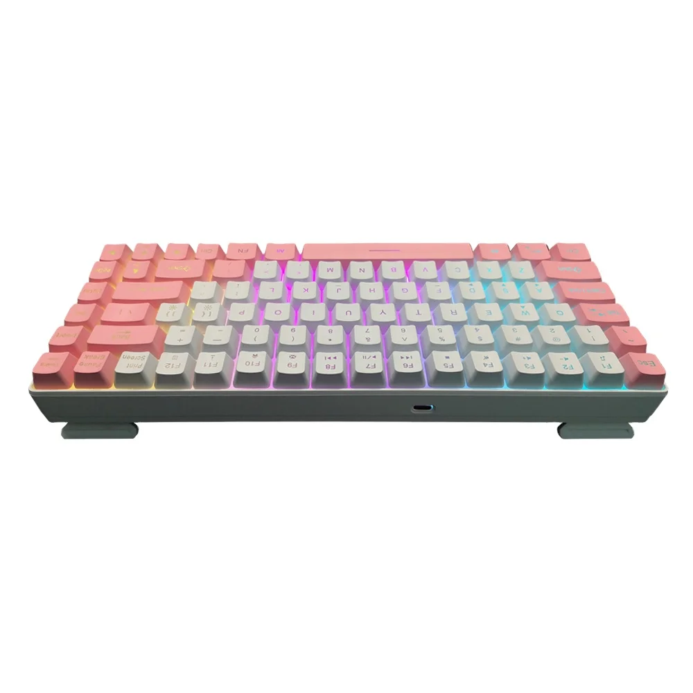 RGB Backlit Keyboard and Mice for Computer Laptop Ergonomic Illuminated Key board 2.4g Wireless Keyboard and Mouse Combo