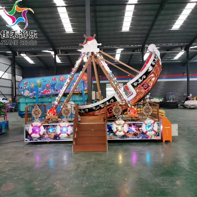 
Outdoor Amusement Park Rides Carnival Swing Ride Trailer Mounted Portable Mini Pirate Ship on Sale 