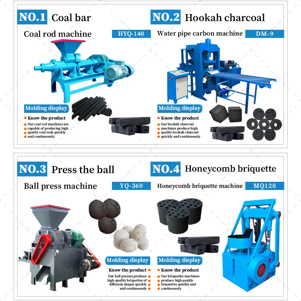 Coal Briquette Making Machine Manual Honeycomb Charcoal