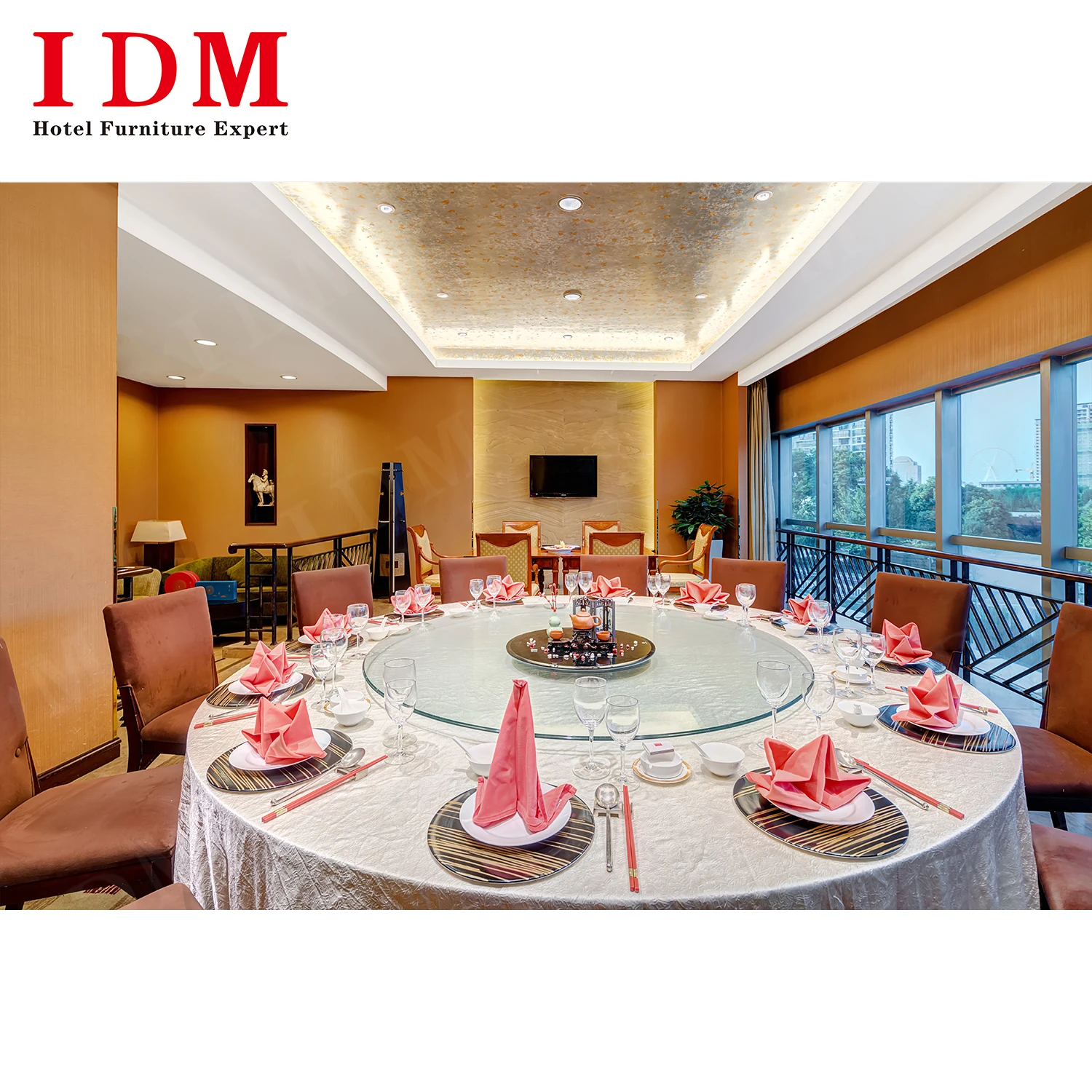 Factory price luxury restaurant wood tables and chairs half round restaurant booth seating restaurant sets for fast food