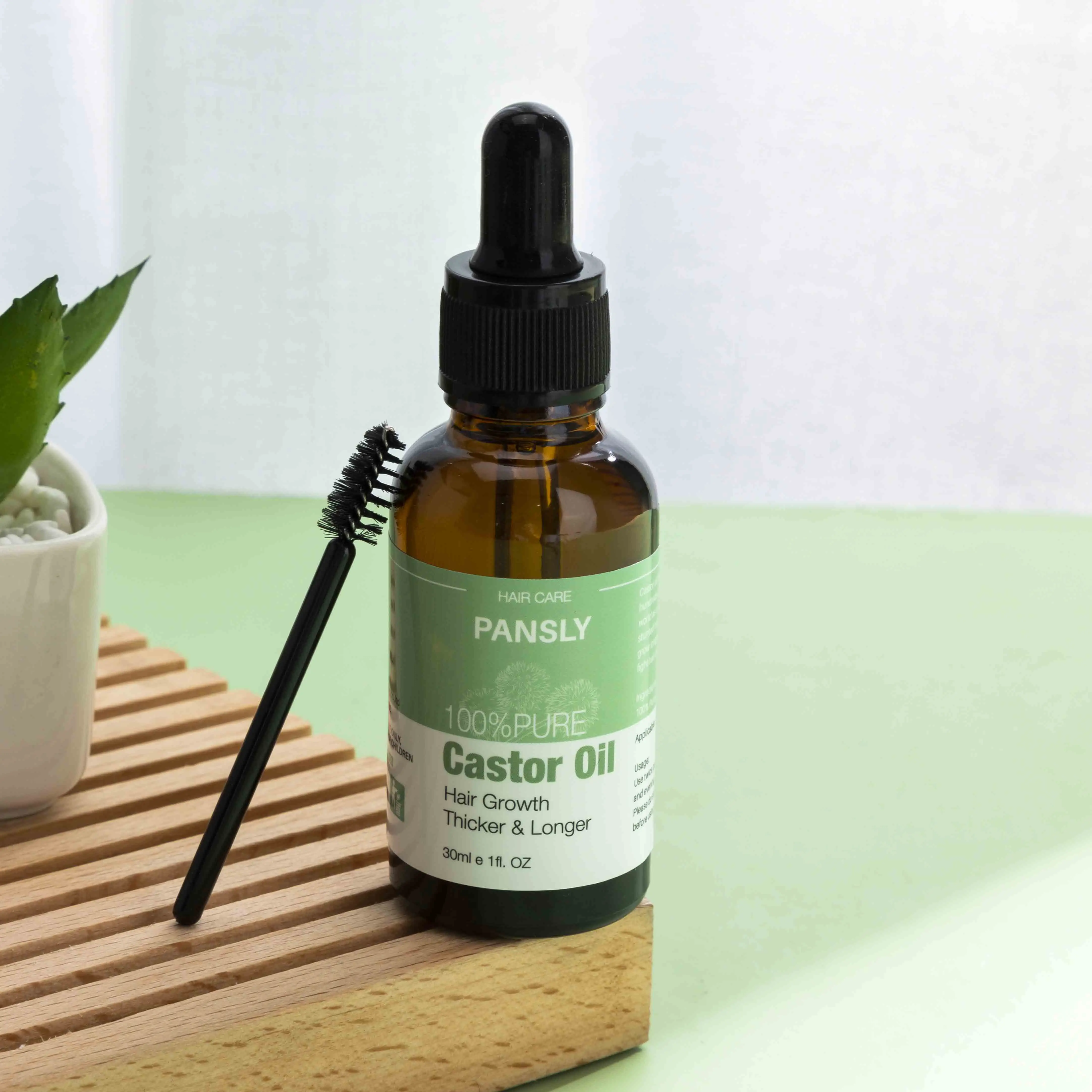 Lanthome 30ML Lash Eyebrow Hair Growth Serum Hair Treatment Castor Oil for Eyelashes Jamaican Black Castor Oil Price For Hair