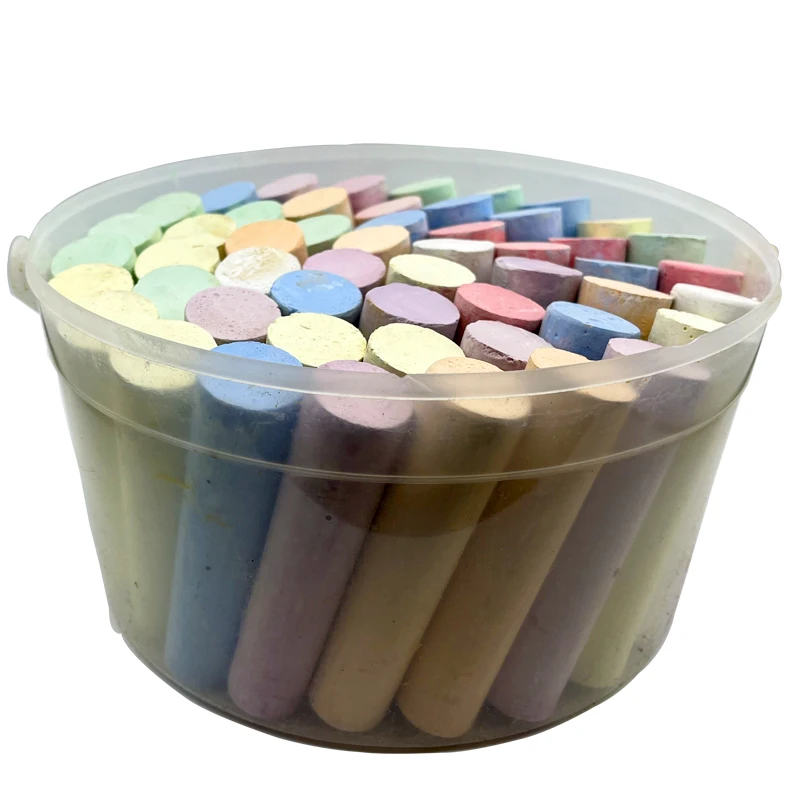50-Pcs 4-Inch Custom Outdoor Nontoxic Jumbo Washable Sidewalk Chalk Set
