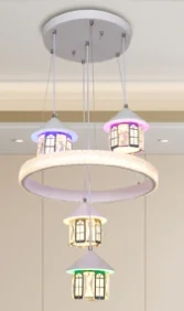 Modern Colorful Kitchen Ceiling Light Long Dining Table Decorative Nordic Hanging Led Chandelier Lighting Pendant Light