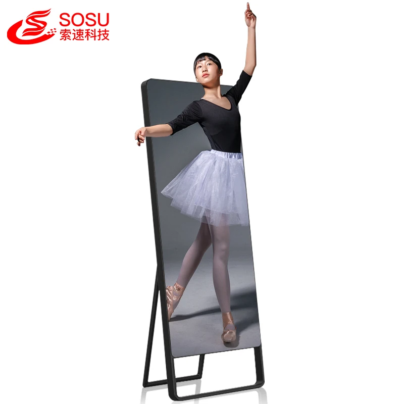 Custom Logo Fitness Teaching Mirror Smart Exercise Smart Workout Mirror Smart Mirror Touch Screen For Training