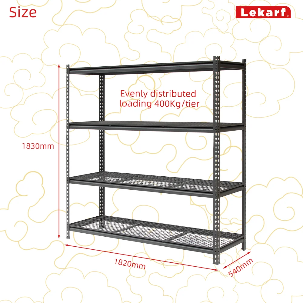 4 tier boltless shelving garage storage shelves units metal wire shelving unit heavy duty