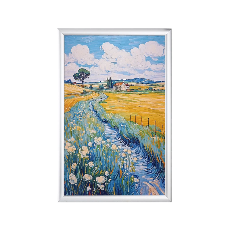 A1/A2/A3/A4 Metal Poster Snap Frame for Indoor Outdoor Wall Mounted Picture Poster Photo Frame Metal Aluminum frame