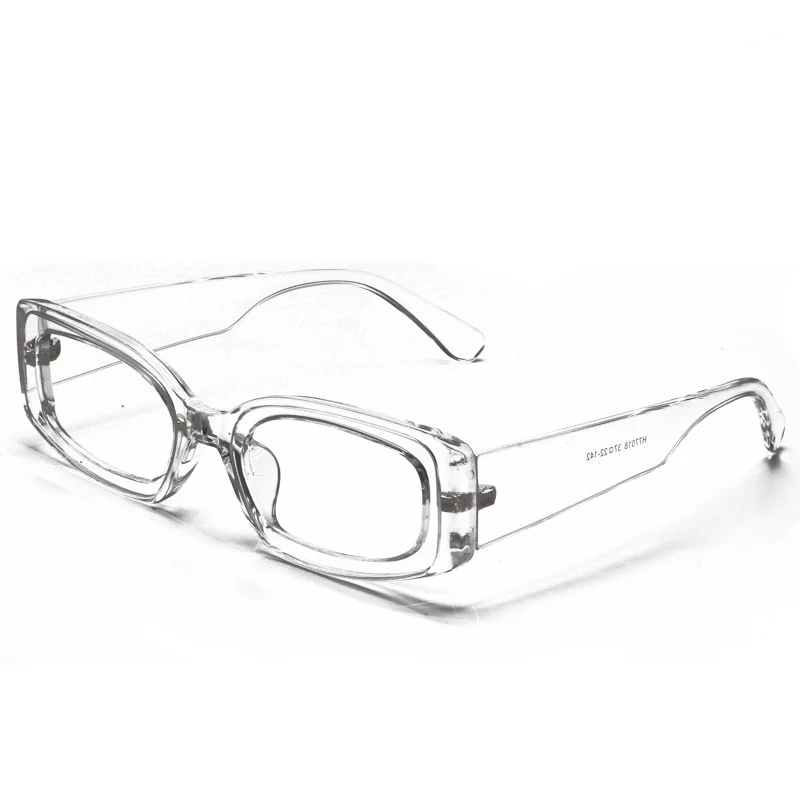 2020 Wholesale Small Rectangle Frame Black Sunglasses Ladies Shades Sun Glasses