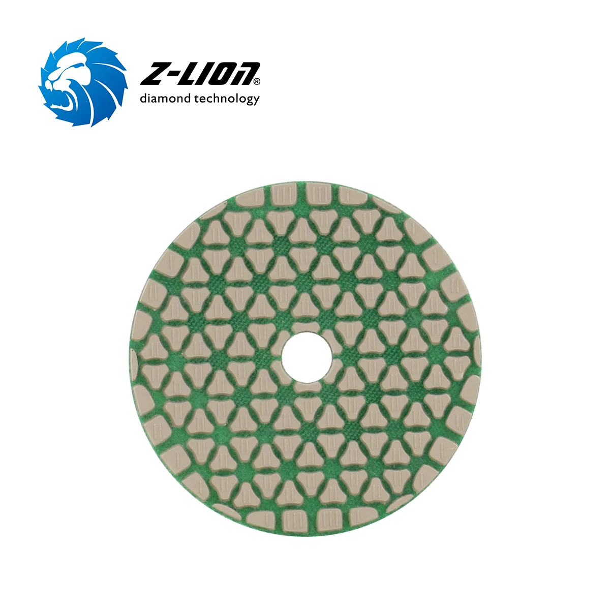 Z Lion diamond sanding disc dry use granite marble hand polishing pad