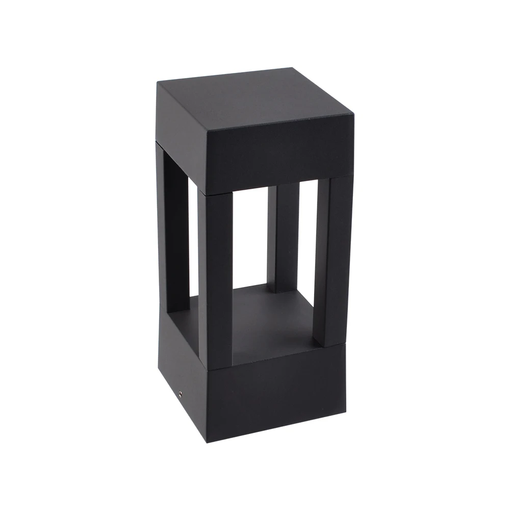 
NEXLEDS GL09 5W black color square shape aluminum garden lamp led bollard light 