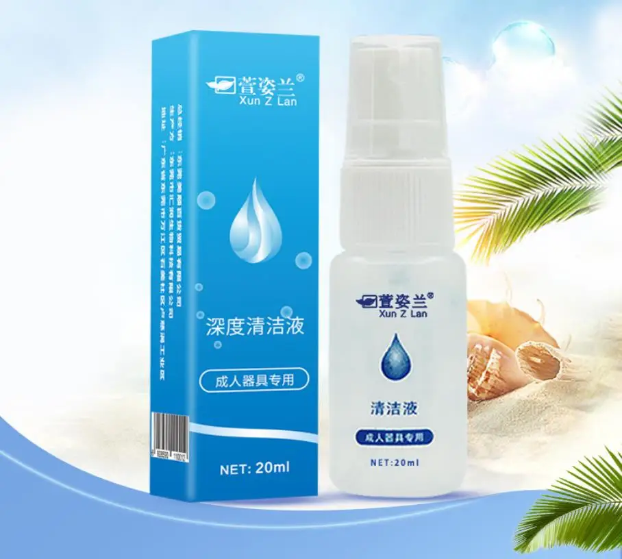 20ml Sex Toy Cleaner Disinfection Liquid for Sex Vibrator Body Safe Cleaning Spray Bottle Sex Products Sterilization