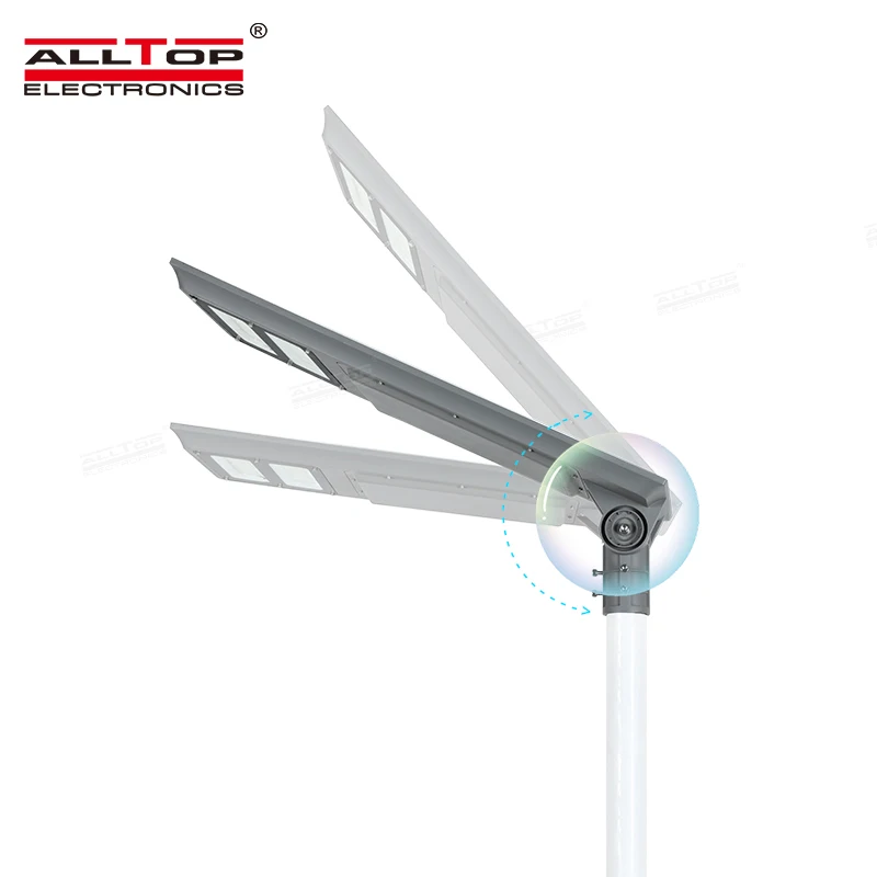 ALLTOP High lumen IP65 outdoor mounted integrated 40 60 100 watt all in one solar led streetlight