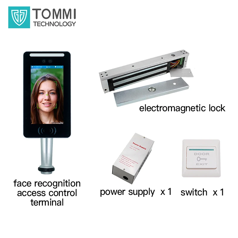 TOMMI Wholesale  280kg 180 kg em lock electric magnetic door lock electromagnet lock access control kit