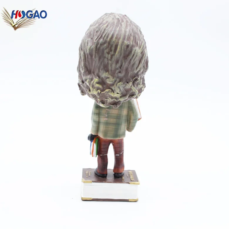 cute football bobble head figurine resin dashboard bobble head football player