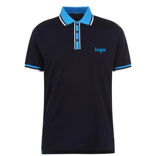 High quality plus size custom polo t shirts men cotton