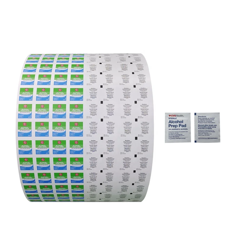 83GSM Aluminum Foil Laminated Paper for Alcohol Swabstick