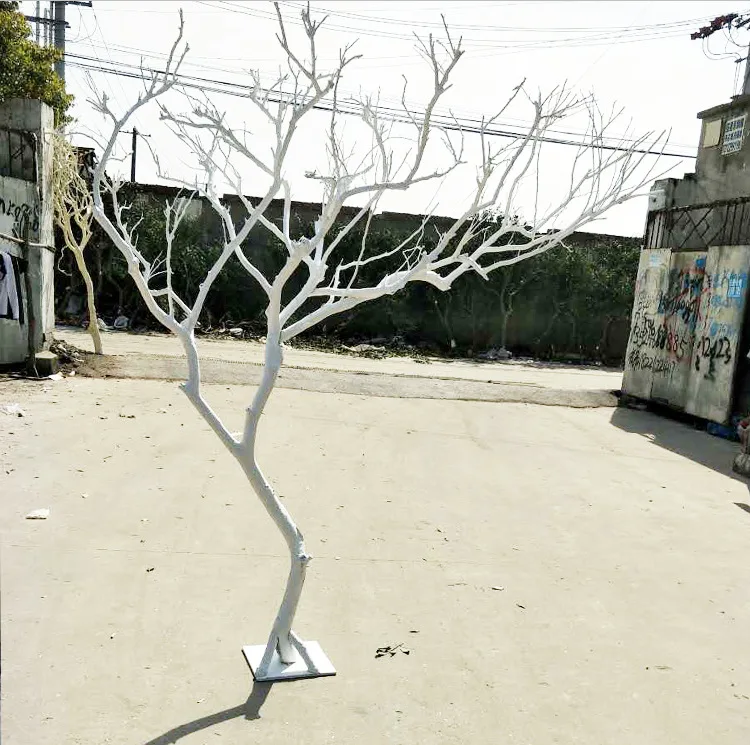 factory price high quality artificial white dry tree branch wedding decoration trees for sale