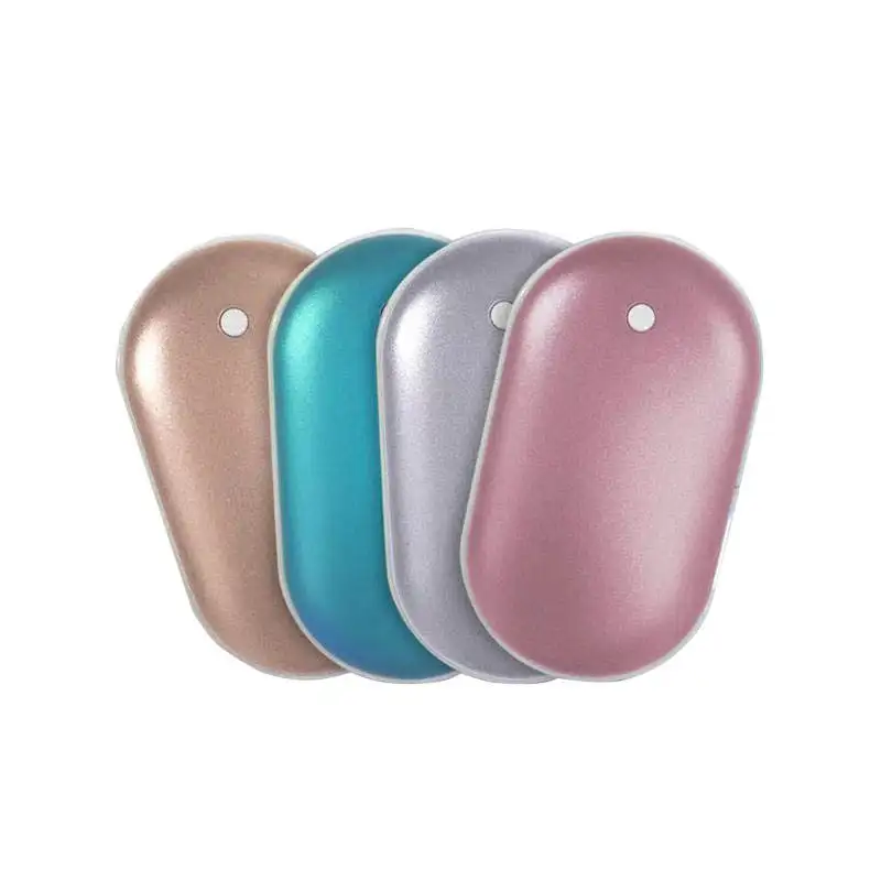 Factory Mini Power Bank Portable Hand Warmer Power Bank Fixed Printing Hand Warmer Usb Electric Hand Warmer for woman and man
