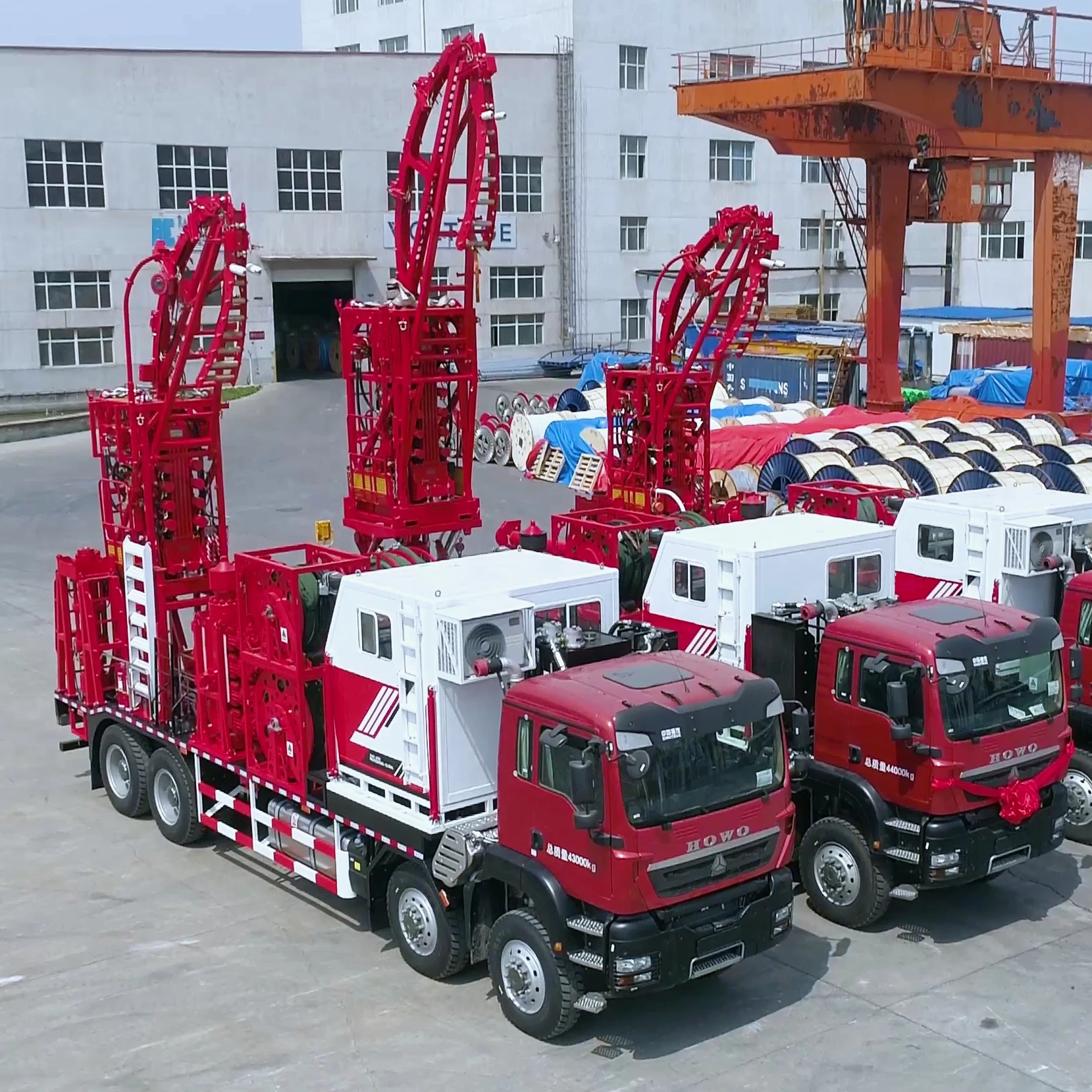 FRSTEC  Oil Field Trailer-mounted coil tubing unit CTU coiled tube coiled tubing unit equipment