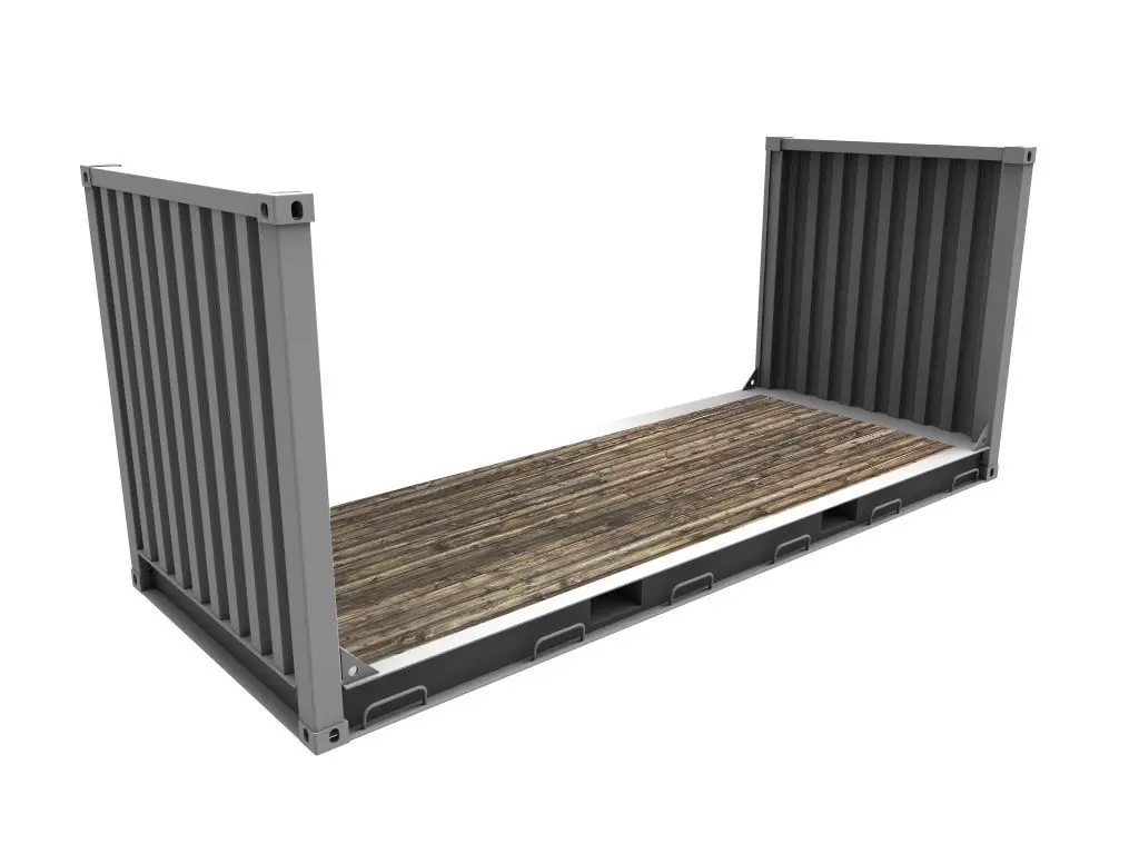 China Flat Rack Container/ Platform Container Manufacture Supplier New Brand