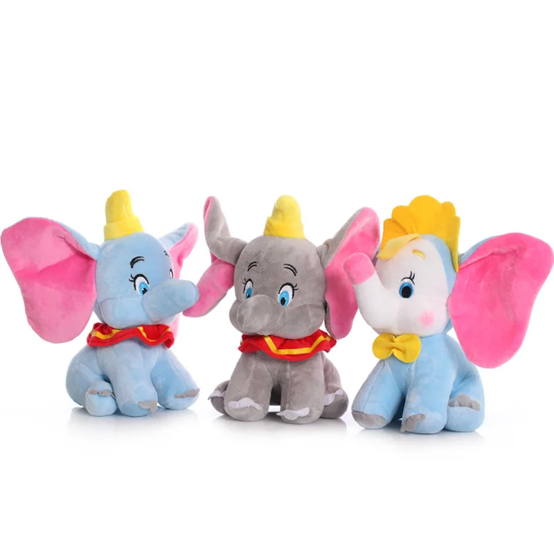 Cartoon Elephant Plush Toy Doll Animal Stuffed Dumbo Plush throw pillow  Kids Boys Girls Birthday Gifts