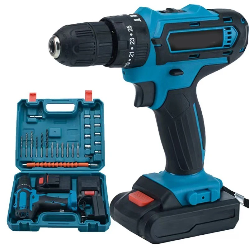 New lithium drill 28V electric screwdriver driver Hand drill electric tool recha