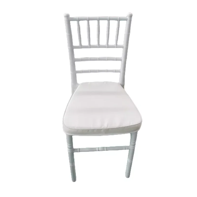 Factory lowest price hotel resin acrylic Tifany chivari chairs plastic party wedding chair for events wedding party