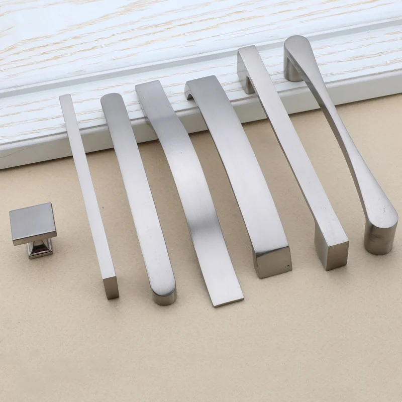 ornate cabinet door handle brushed cabinet small handle aluminum alloy wardrobe handle Sell well Novel design Hot style Premium