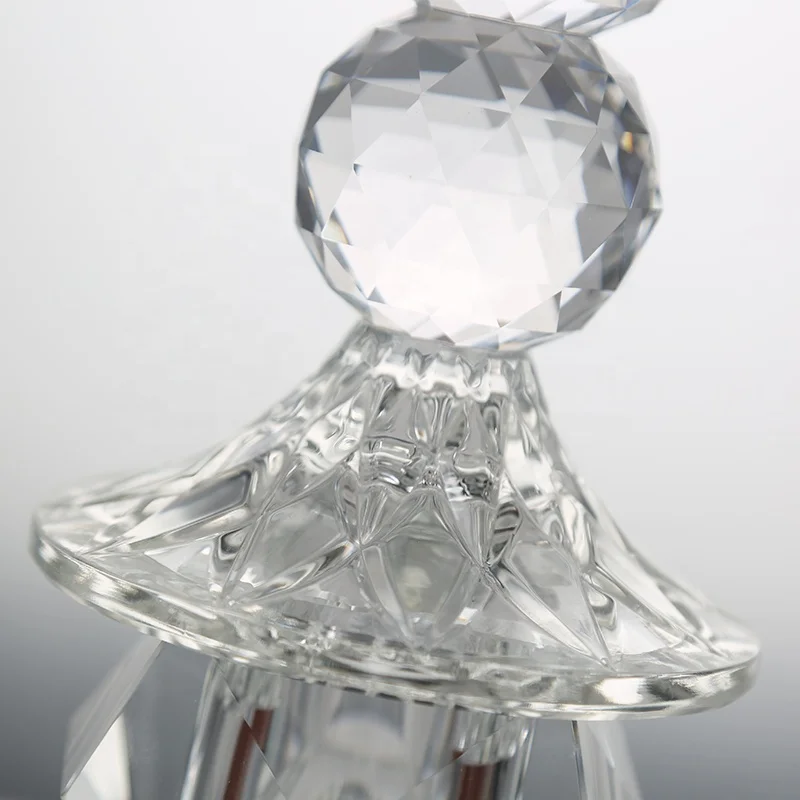 Good quality crystal aroma burner Arabic style handhold glass censer for home decor