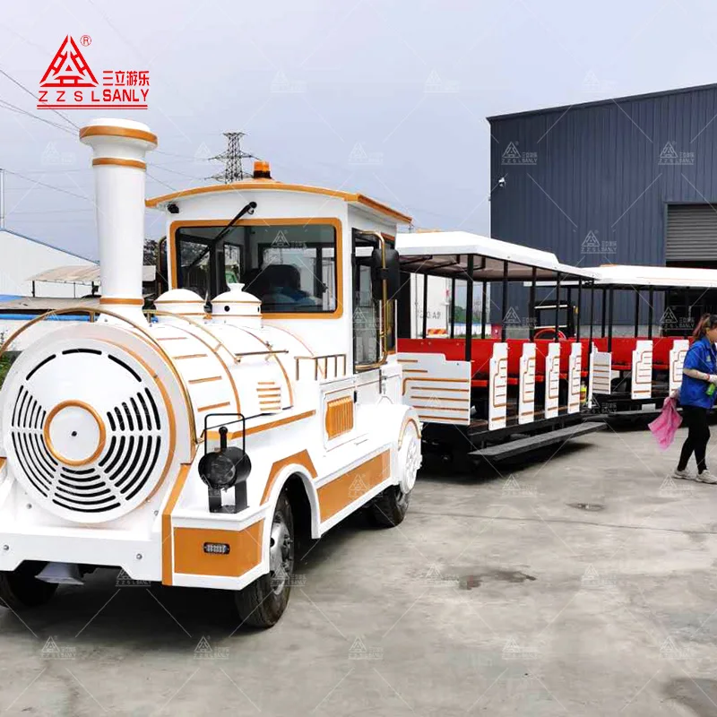 Affordable Customized 42 Seats Diesel Electric Trackless Train For Sale