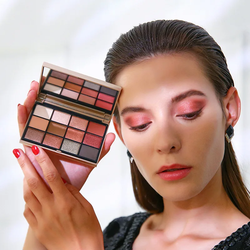 OEM ODM Eye Shadow Palette Paletas De Sombras Maquillaje Sample Makeup Gratis Eyshadow Maquiagem 12 Colors Eyeshadow Palletes