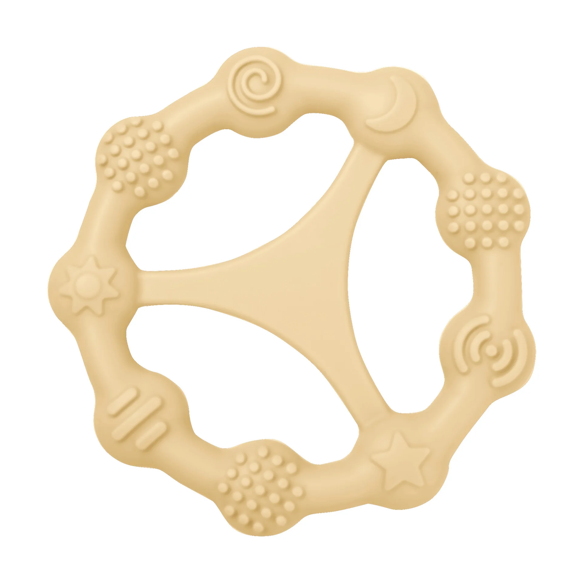 Best-selling BPA-free planet-shaped baby chew soft tooth sensory toys Silicone baby teething toys