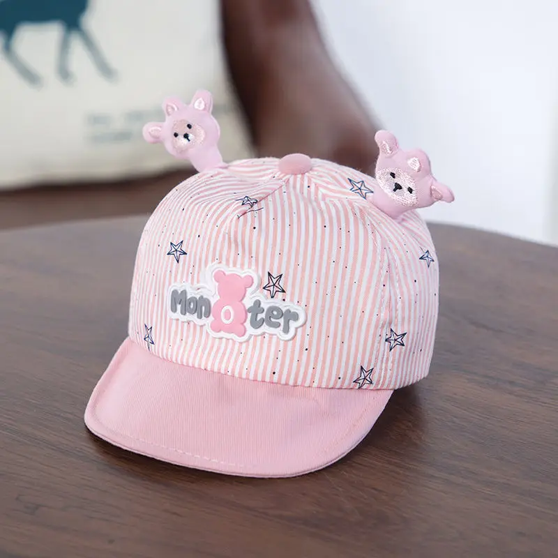 Popular new cute design peaked cap causal outside baseball hat cap baby hats & caps
