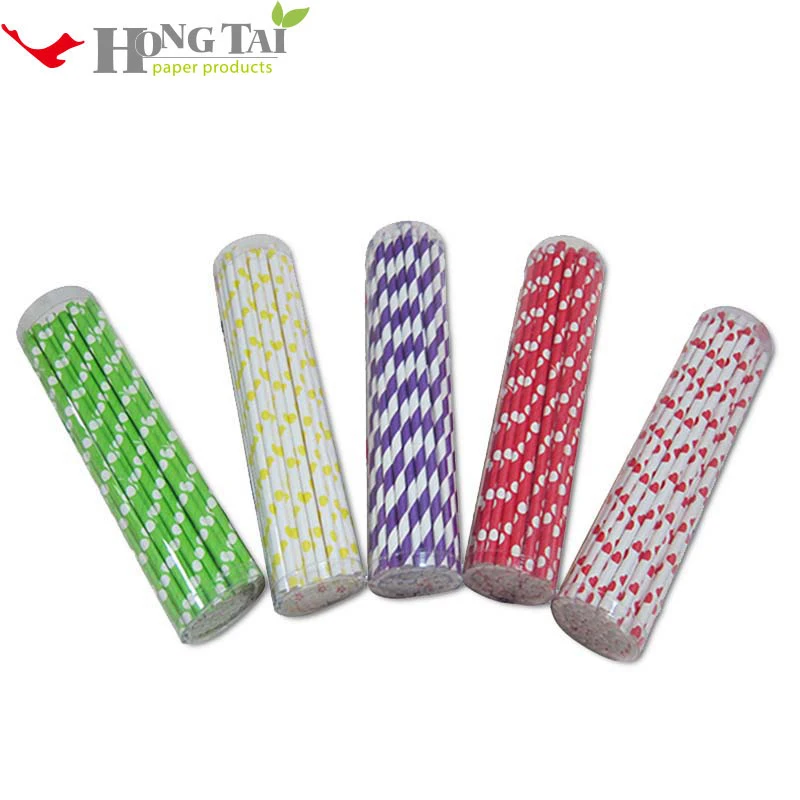 China manufacturer biodegradable custom made drinking paper straws