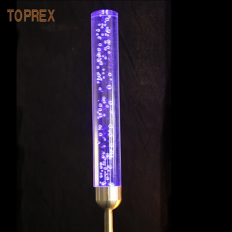 
TOPREX DECOR outdoor decorations christmas acrylic led reed flower ball stand fiber optic light 