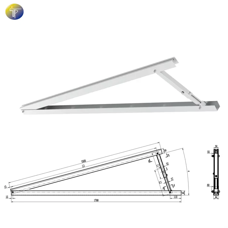 Adjustable Triangle Solar Panel Mounting Bracket