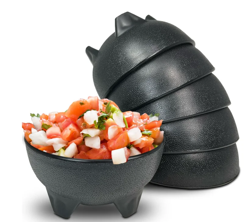 13oz BPA FREE Small Bowl Unbreakable Mexican Molcajete Chips Guacamole Serving Dish Sauce Cup mexican serving dish