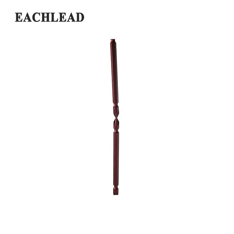 
High Quality Security Ph2 Head Type Vermilion Surface Treatment Screwdriver Bit 10pcs Set 