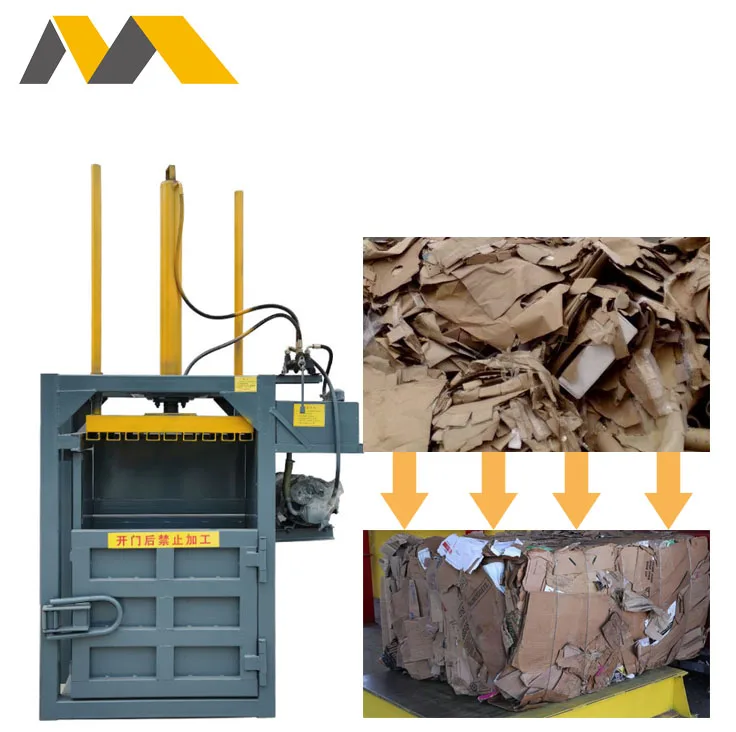Hydraulic Vertical Compactor New Baling Machine different model for Used Clothes from Myway Machinery