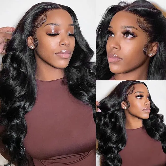 Wholesale 32 Inch Body Wave Lace Front Wigs Human Hair 13X4 30 Inch Hd Body Wave Lace Frontal Wig