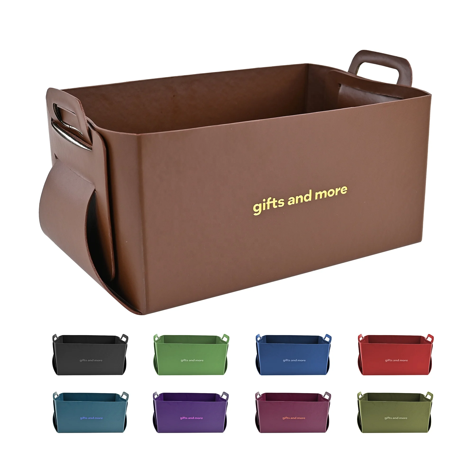 ISO BSCI factory eco friendly custom hamper boxes gift hamper tray portable baskets for gifts gift basket