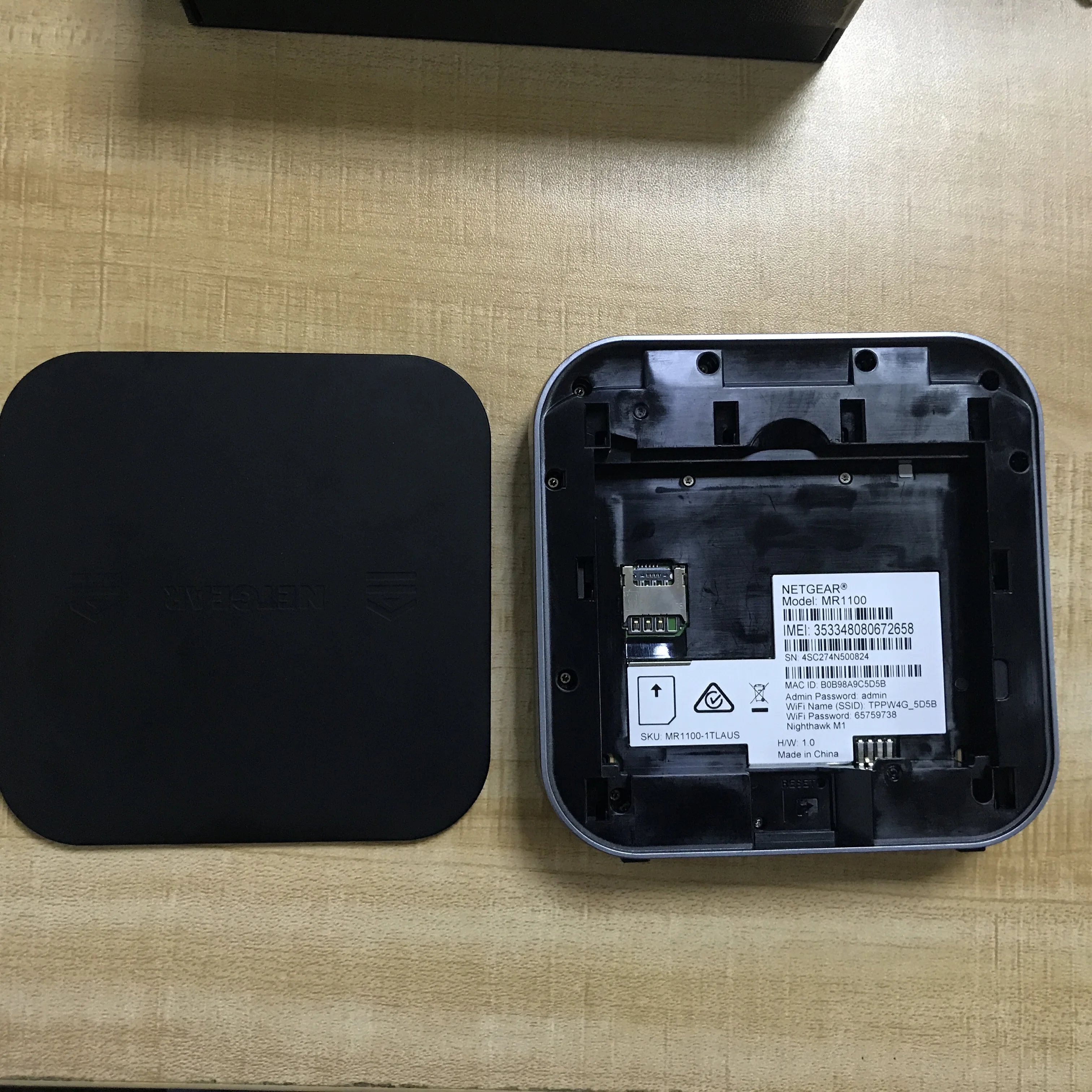 
2020 China Hot sale 4G Unlocked Netgear M1 Nighthawk MR1100 4G Gigabit Mobile Hotspot Cat16 WiFi Routers 