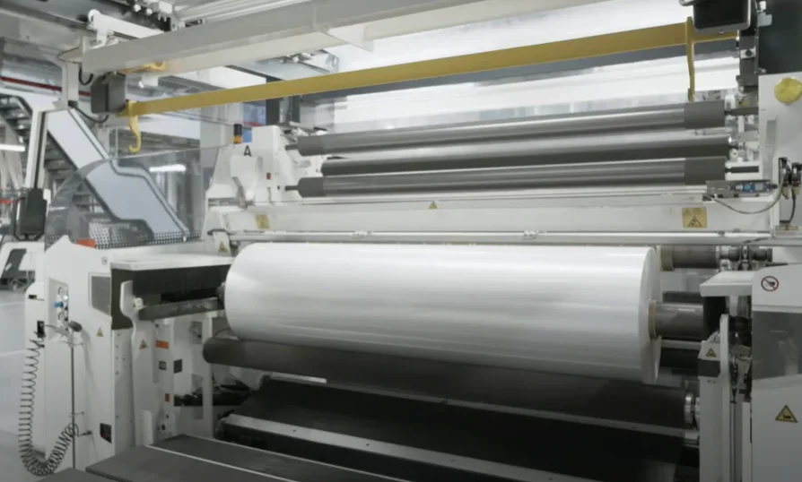 Coextrusion Blown Film Roll Plastic Packaging Film Protective Sheet Flat Film For 3 Side Vacuum Pouch