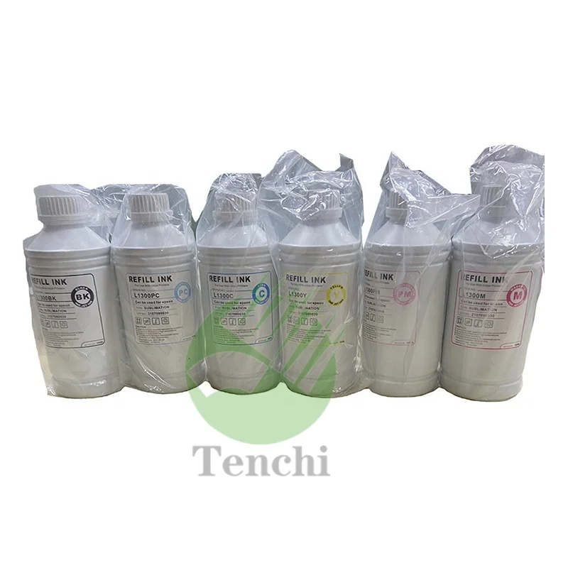 1000ML*6PCS  Sublimation Ink For Epson L800 L805 L1800 1400 Inkjet Printer